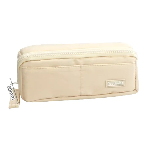 Multi-layer large capacity pencil bag  simple ins Wind Day system divider large opening student pencil case for child