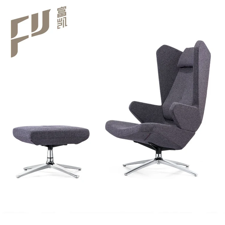 hotel project leather fabric lounge leisure swivel chairs