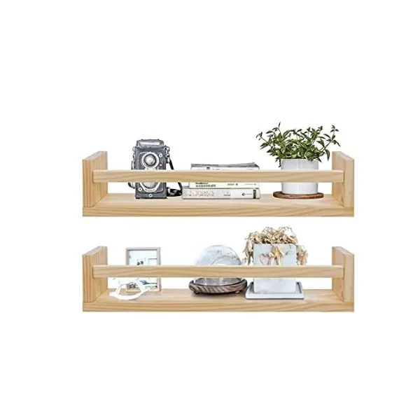 Best selling wood shelf floating shelves burlywood multifunctionalr room decorative rack