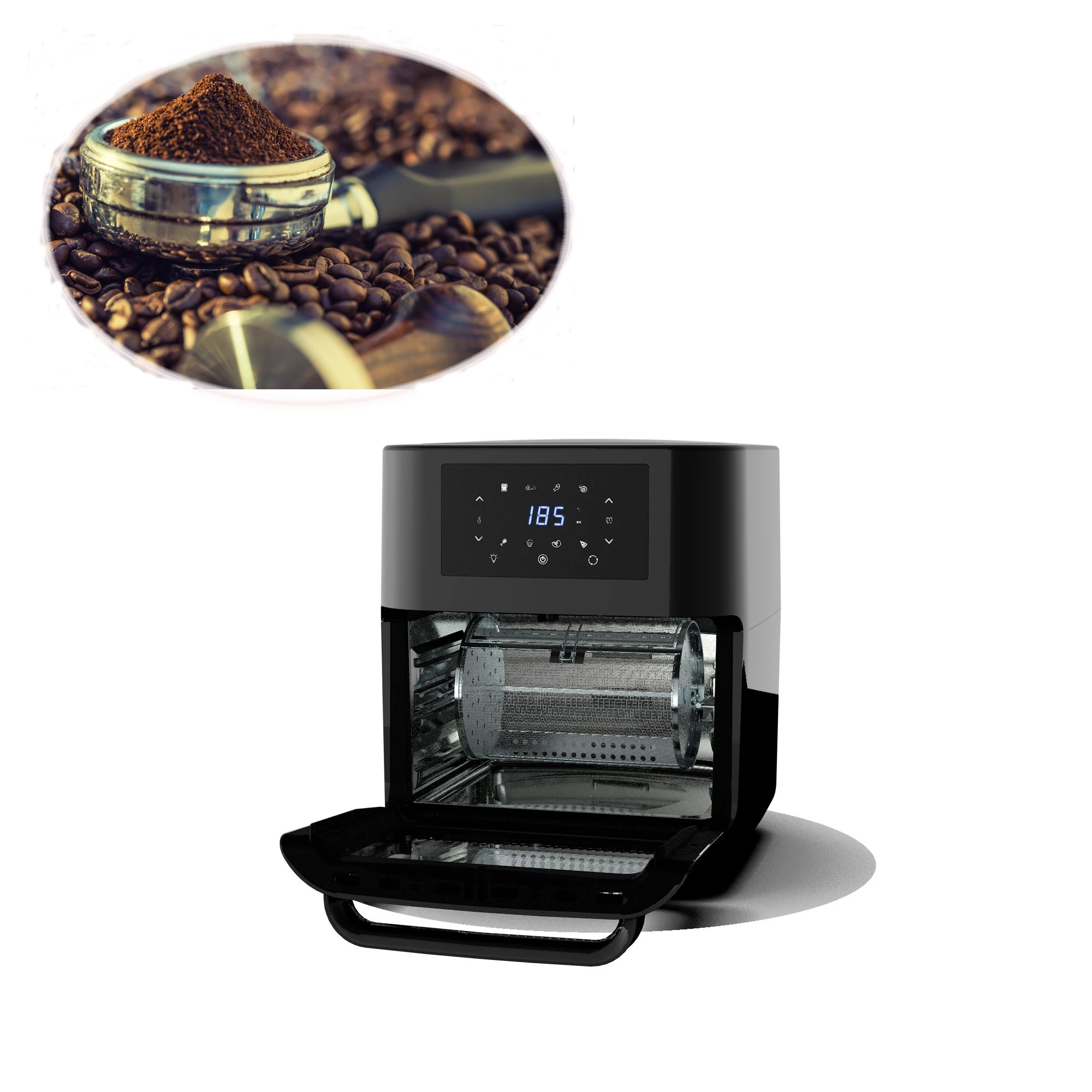 Automatic Household Nonstick Coating Drying Grain Baked Peanut Popcorn Make Dryer coffee roasting machine coffee roaster machine