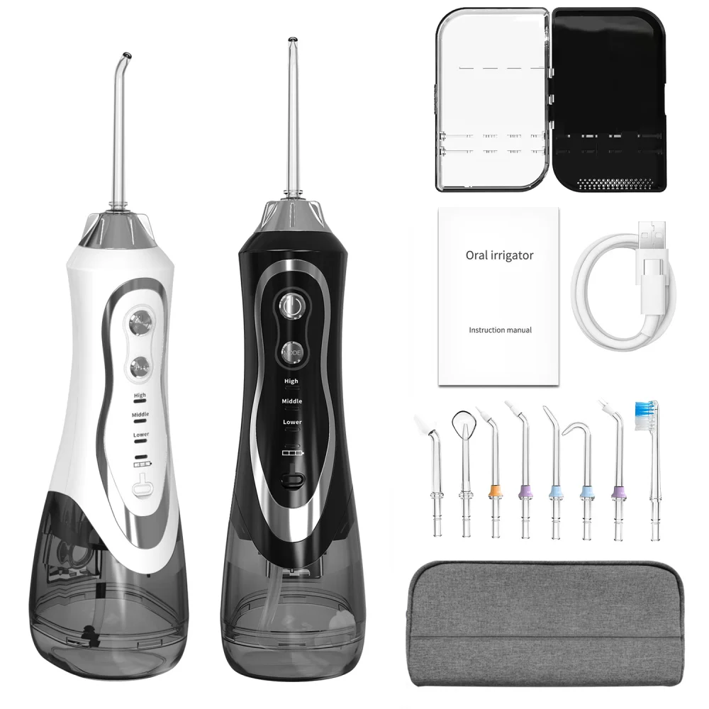 Large Powerful Pocket Size Original Personal Black Portable Water Flosser