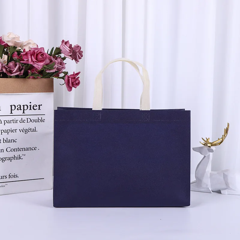 Wholesale Cheap Laminated Recycle Reusable Supermarket Grocery PP Polypropylene Fabric Tote Shopping Non Woven Bags