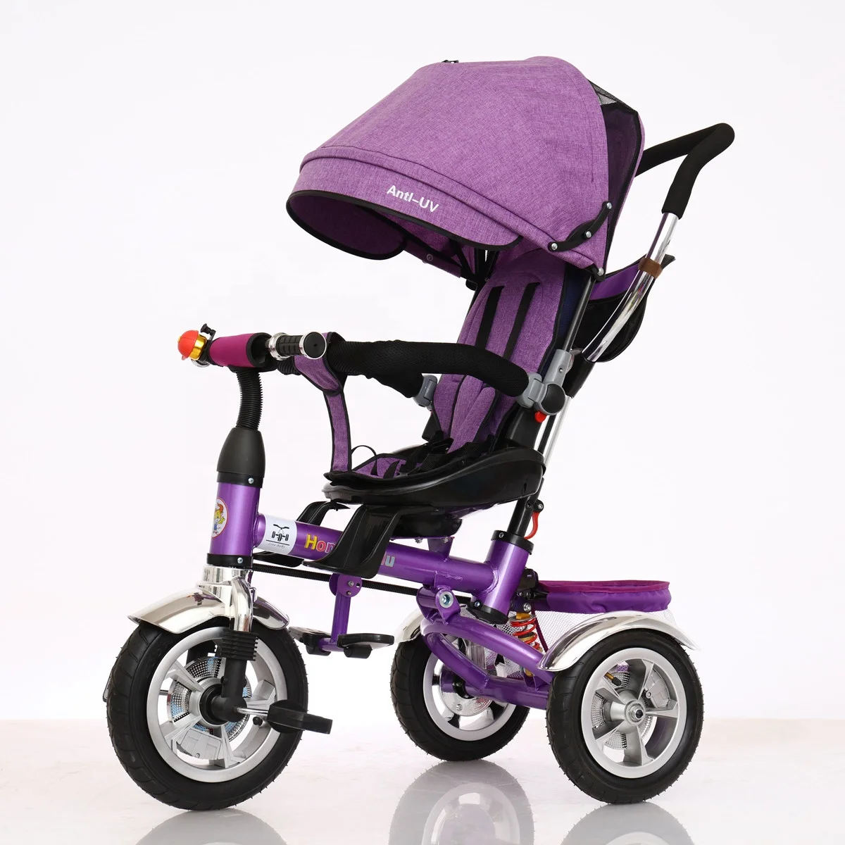 Baby care wholesale 4 IN 1 Baby stroller Cheap baby stroller tricycle kids push tricycle