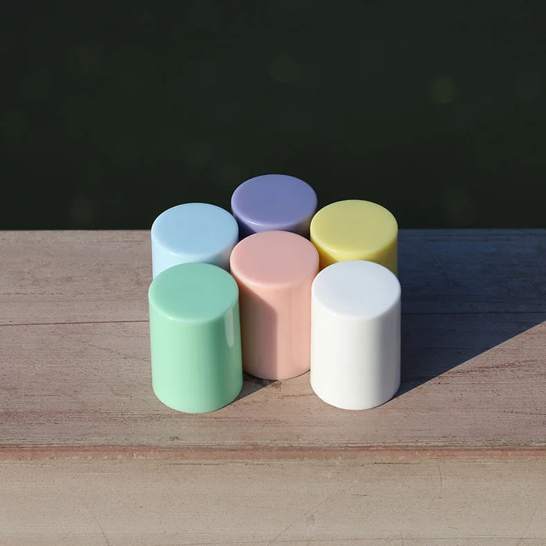 10ml Matte Essential Oil Bottle Pearlescent Gradient Bottling Roll On Glass Bottle Multicolor Roller Ball  Custom Logo