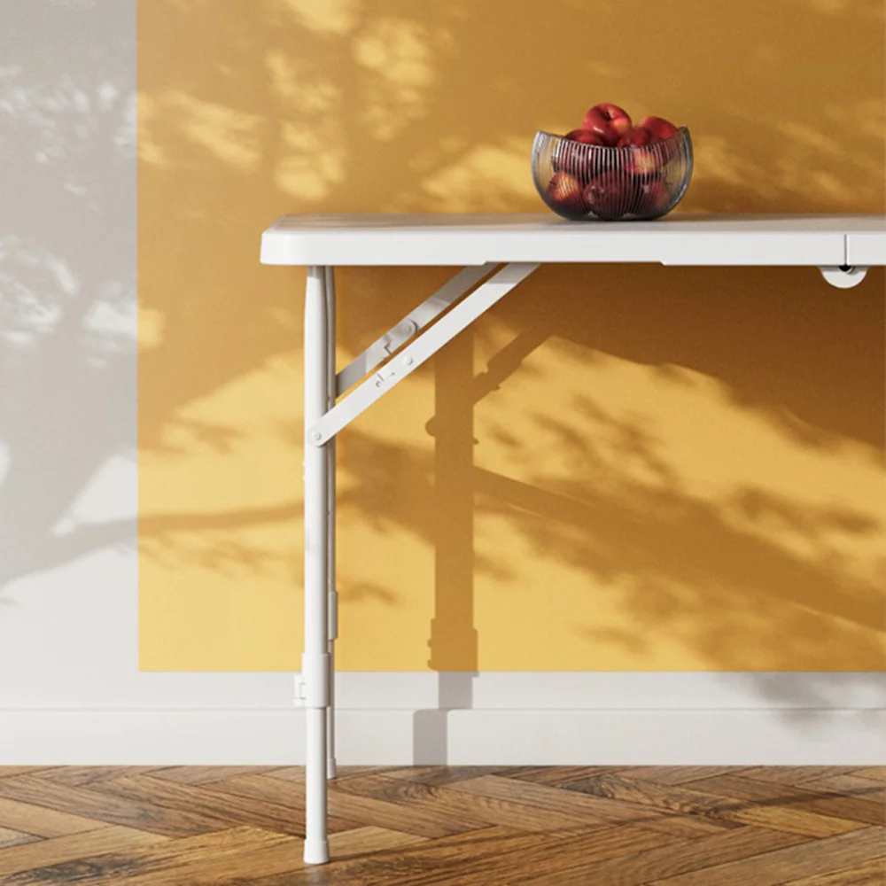 Wholesale white garden 6ft folding table outdoor garden plastic folding tables for event