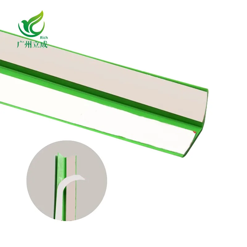 Rich7306 PVC Stairs Anti-Slip Strip Self-Adhesive PVC Prolfile For Stairs PVC Edge Banding  For  Furniture Wall Corner protector
