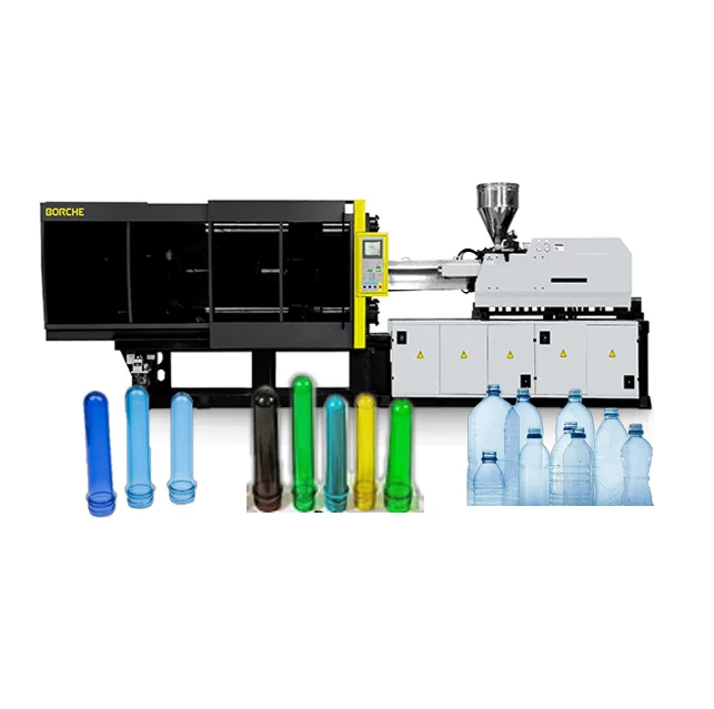 
Candas High quality precision horizontal servo motor PET bottle preform injection molding making machine BS200-III 200T 