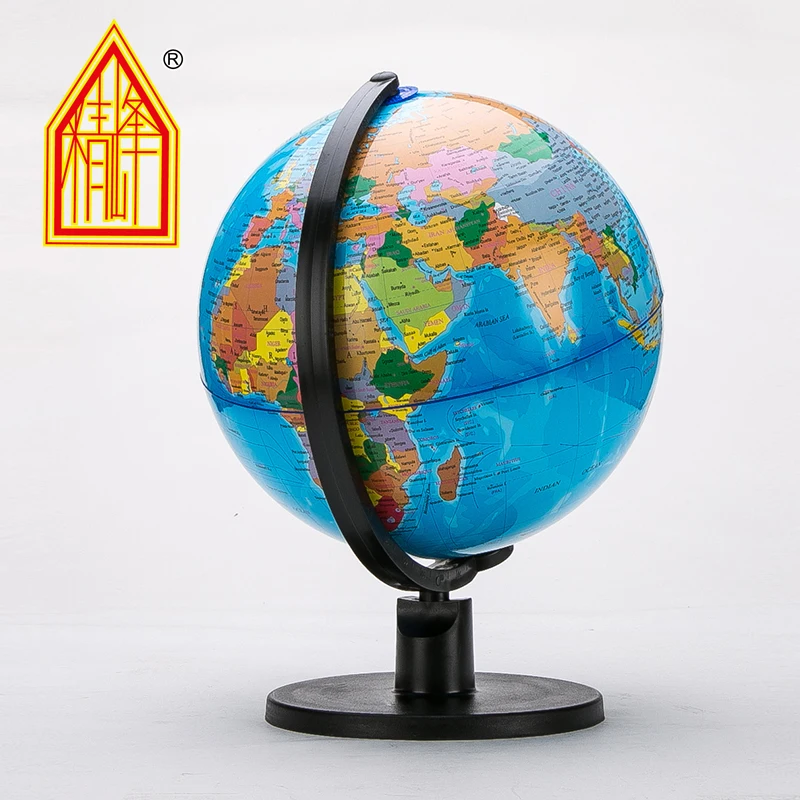 25cm Globe World Earth Ocean Map Ball Geography Learning Educational Globe Supplies