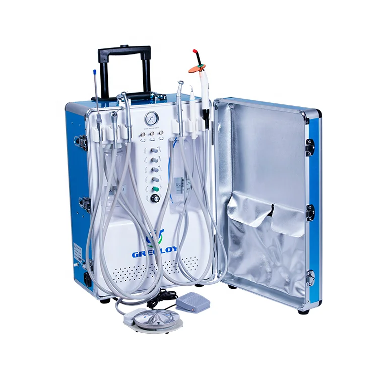 Portable Dental Machine/Dental Portable Unit With Oil Free Compressor and Scaler