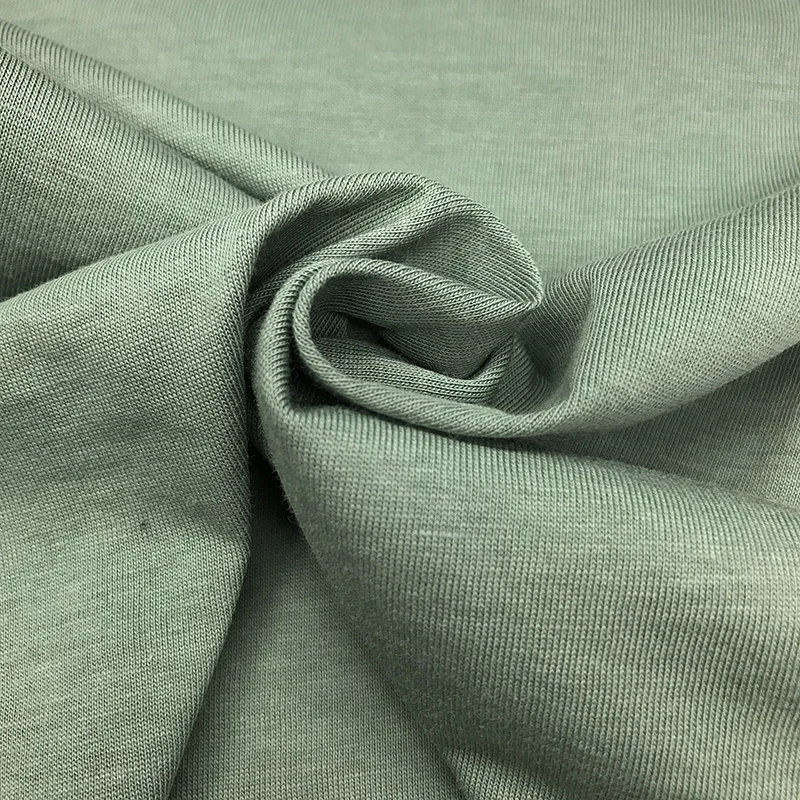 Трикотажная ткань из вискозного хлопка для одежды, текстиль для продажи/