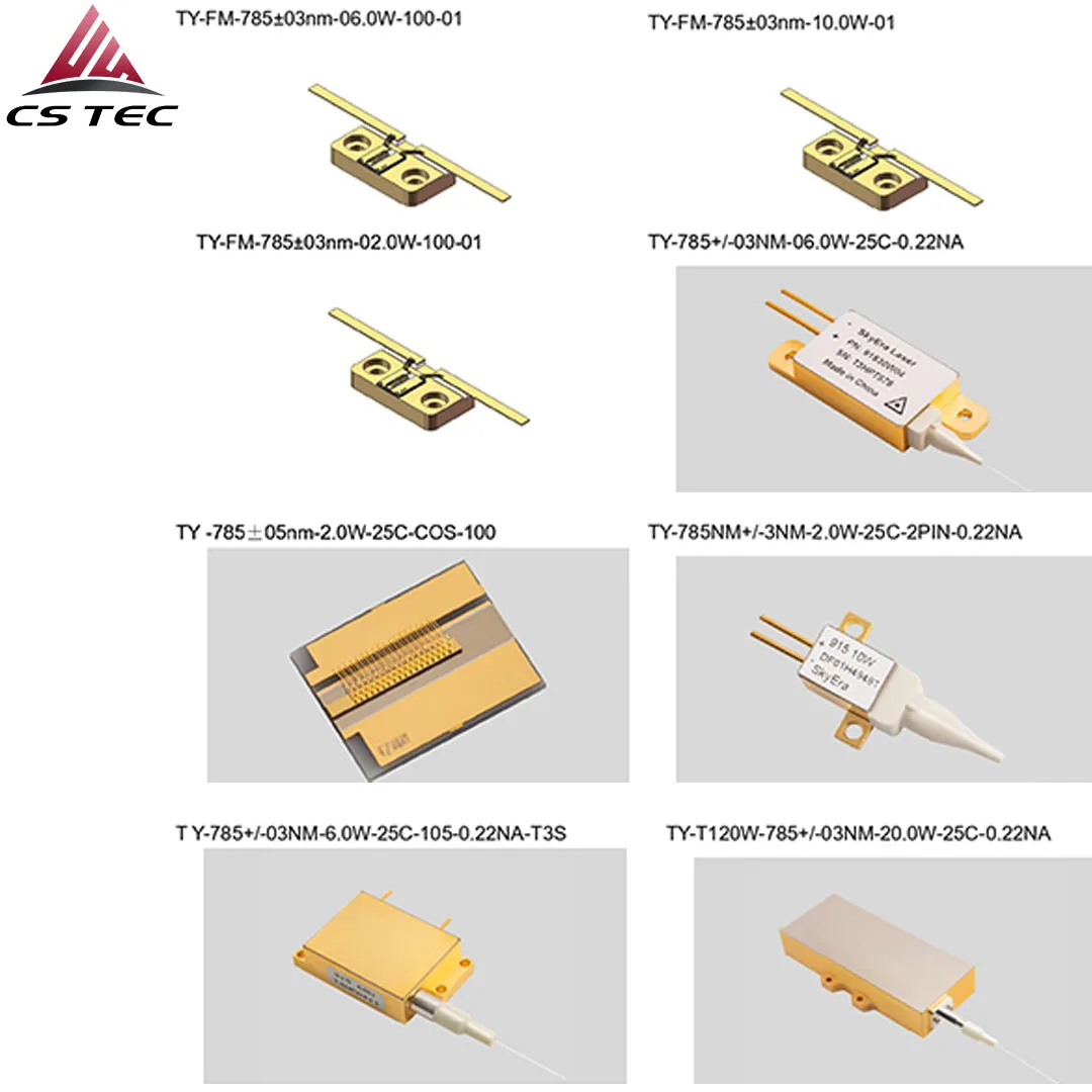 808nm 100W  Uncooled Laser Diode Module with Red Aiming Beam for Laser Equipment Parts