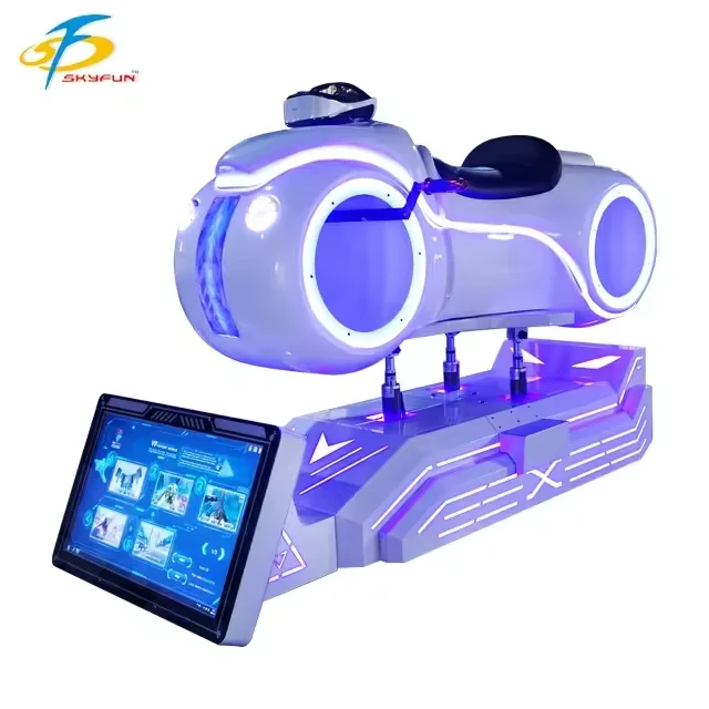 Amusement Park 9D Virtual Reality Racing Game Machine Driving Simulator Racing Car VR Simulator