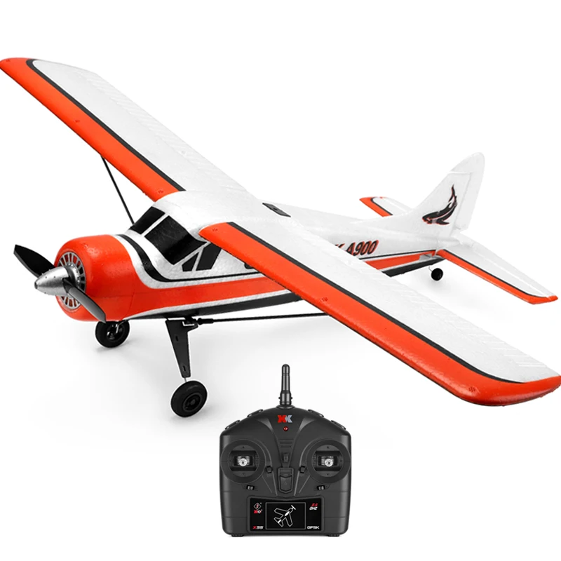 Somersault 6G 3D Stunt Airplane WLtoys XK A900 DHC-2 Brushless Fixing Wing Glider