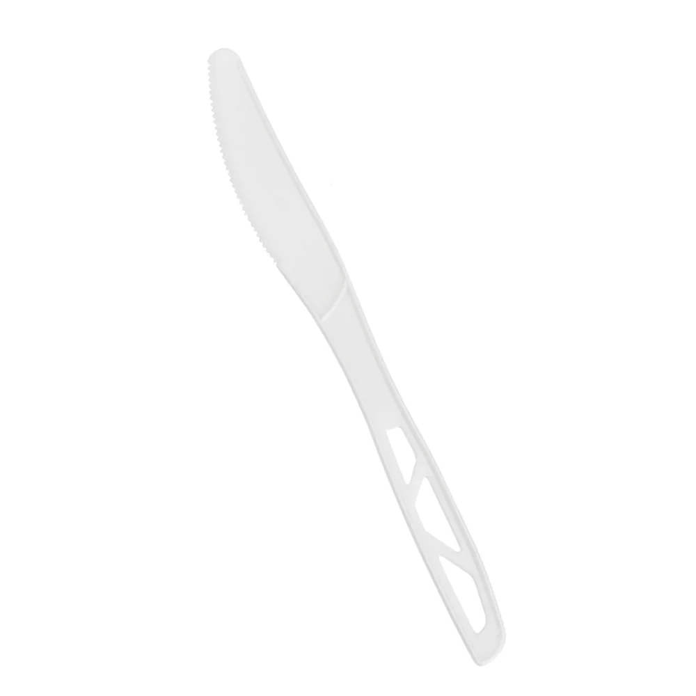 Food Grade ECO Friendly PLA Recyclable Custom Logo Biodegradable Disposable Cutlery Knife and Fork