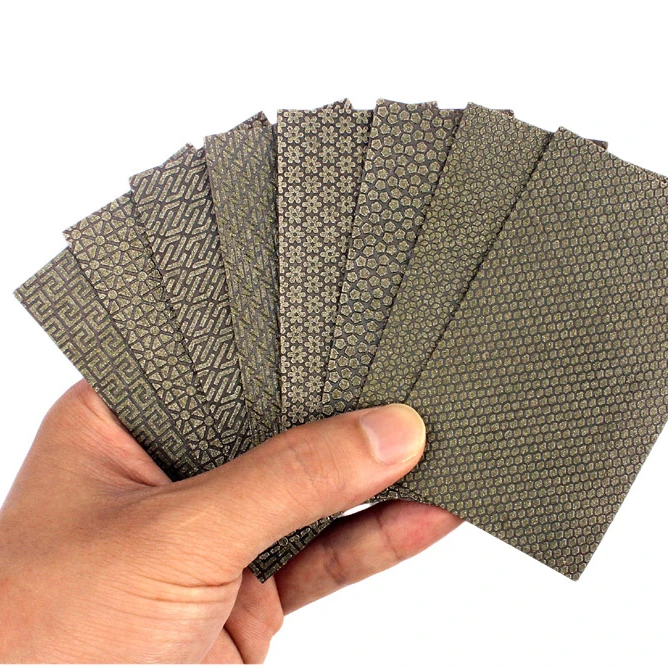 Z-LION Diamond sheets sandpapers 120 grit for smoothing glass edge and removing scratches