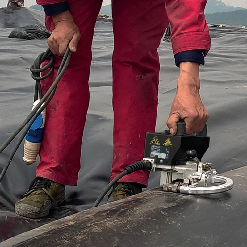 Сварочный аппарат Geomembrane портативный сварочный пистолет для экструзии