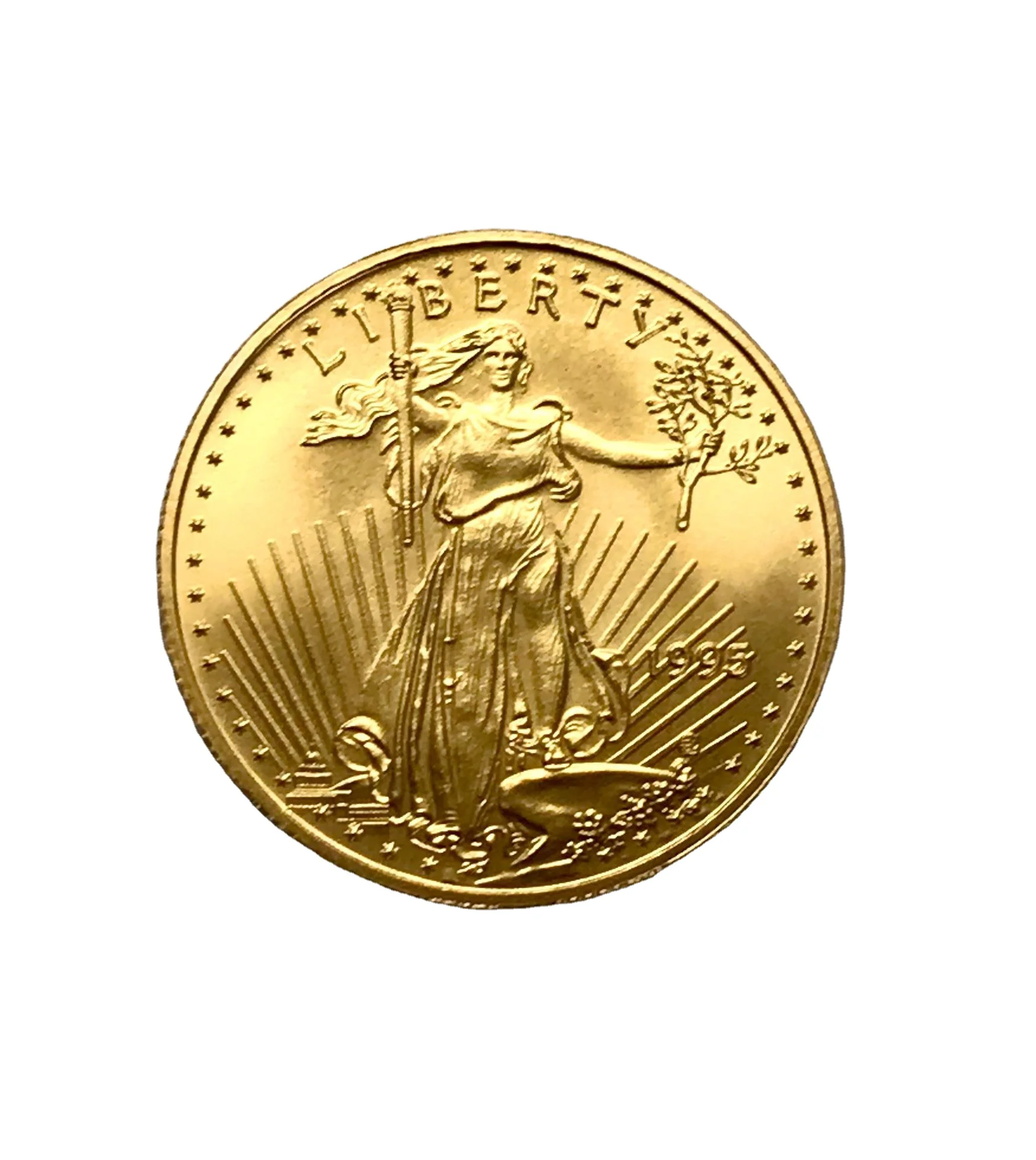 American eagle gold plated tungsten coins for promotion in stock