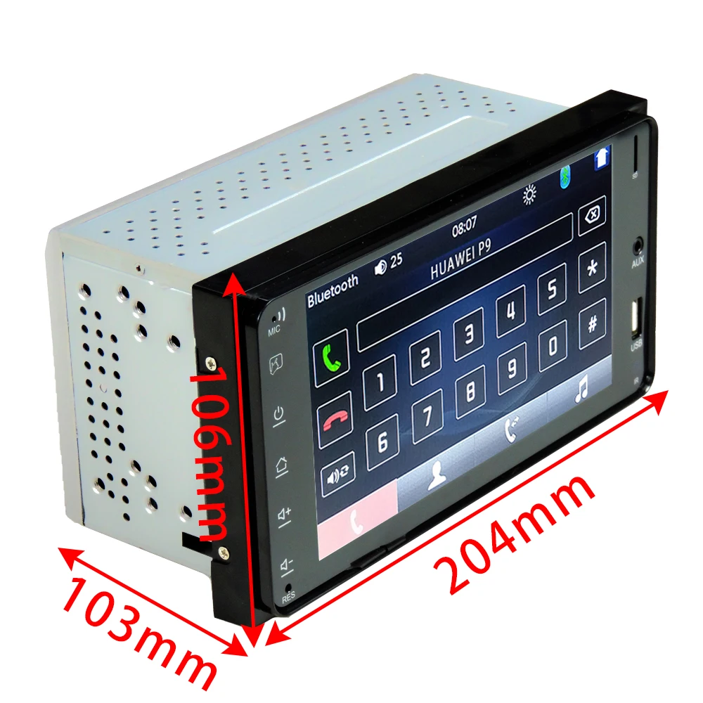 Hengmao 6018B 7 inch universal 2din car stereo radio android auto car mp4 player