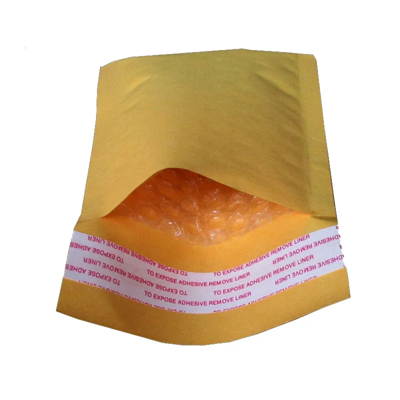 
Kraft Paper Working Document Envelope Express Delivery Courier Lined Bubble Self-sealing Thickened Courier Bubble Bags 