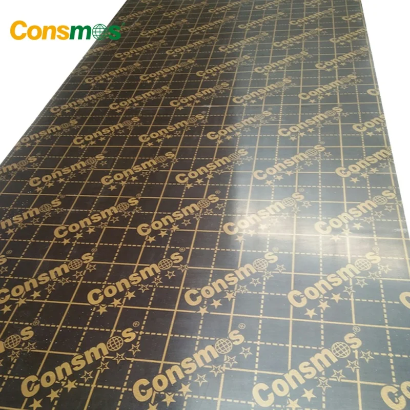 CONSMOS Cheap Price 1220*2440mm 18mm formwork shuttering Black film faced plywood