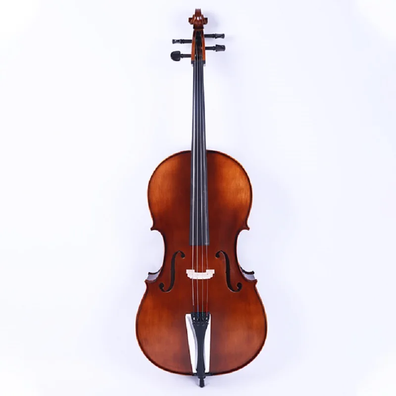 Новый список поддержки под заказ черное дерево 4/4-1/8 Профессиональная ручная Виолончель с блеском
