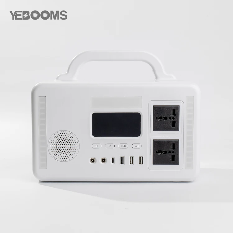 300W Bluetooth Speaker Intelligent Outdoor Mobile Power Supply 60AH/3.2V Portable Type With USB and AC Output