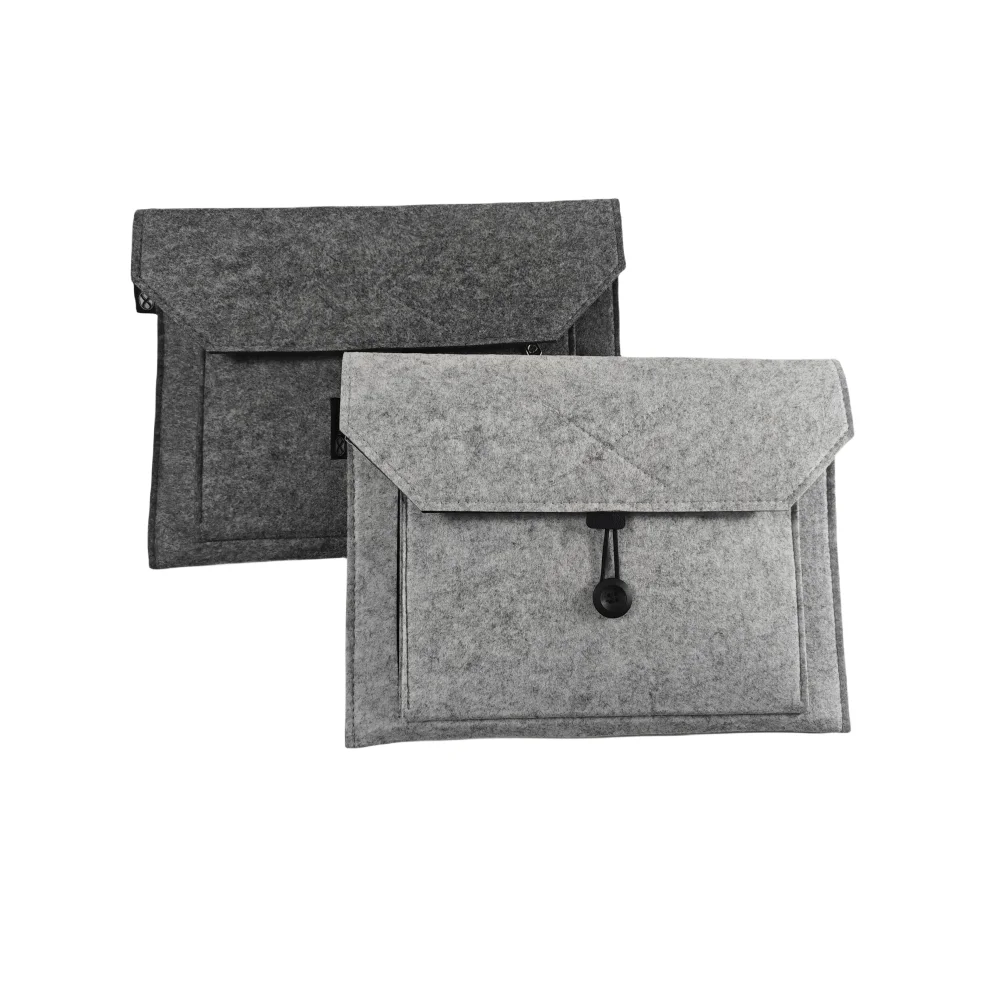 Hot Sale Customized Inner Felt Laptop Bag Ultra-thin Laptop Protective Cover Felt File Bag Customized Logo Design 15.6 Inch
