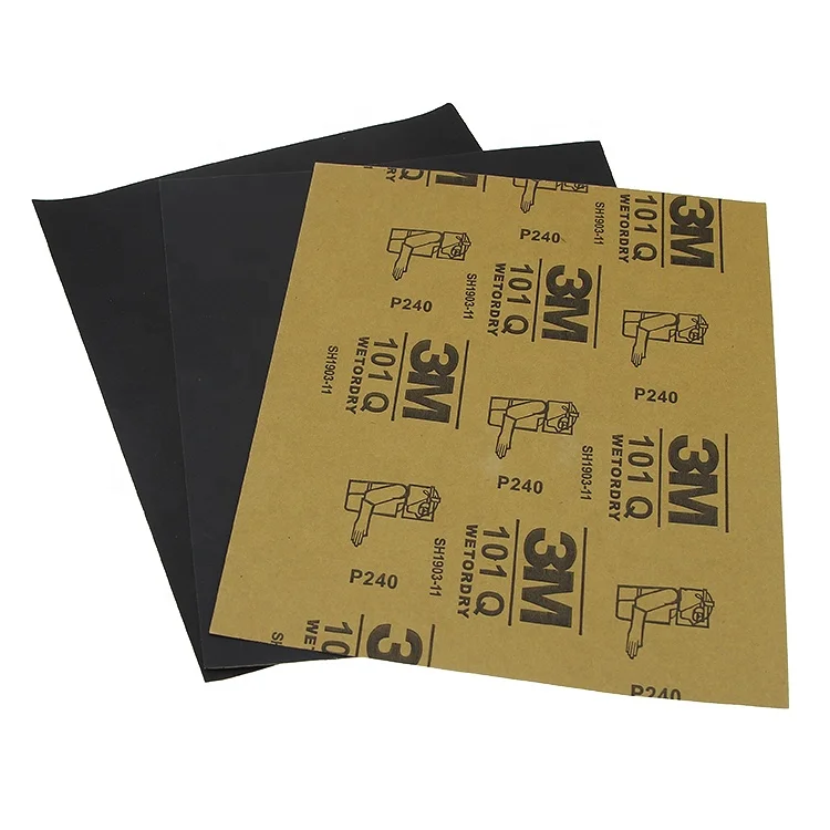 9X11 Water Proof 3m Abrasives Coated Paper Oem 3m Sand Paper Manufacturer Silicon Carbide Kraft Paper Resin Over Resin P60-P2000