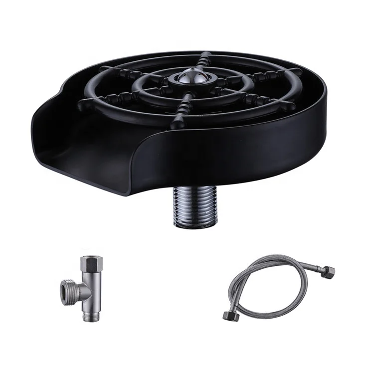 Amazon Hot Sale Christmas present Coffee Shop Beer Bar Pitcher Automatic Cup Washer Stainless Steel Glass Rinser