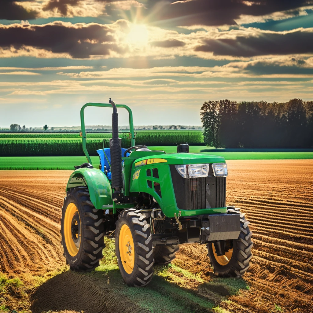 Multi-purpose Farm Tractor Small Farming Agriculture Tractor Machines loader 4x4 80HP Tractors with EPA Engine Certification