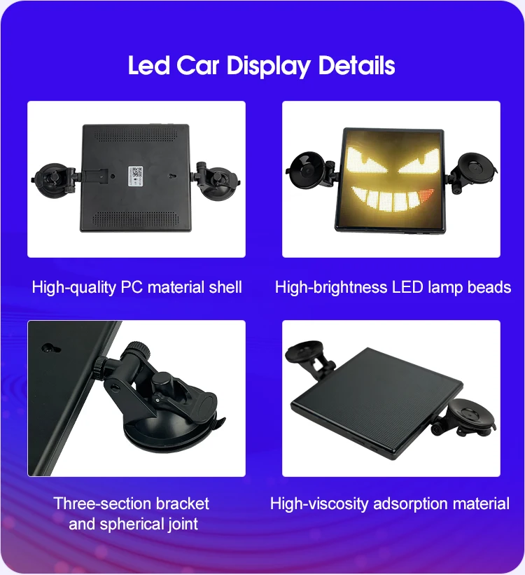 advertisment led display with car