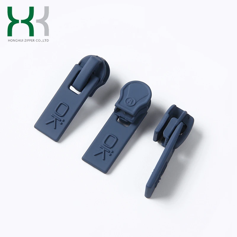 Amazon top seller 2022 logo design 5# nylon slider zipper puller