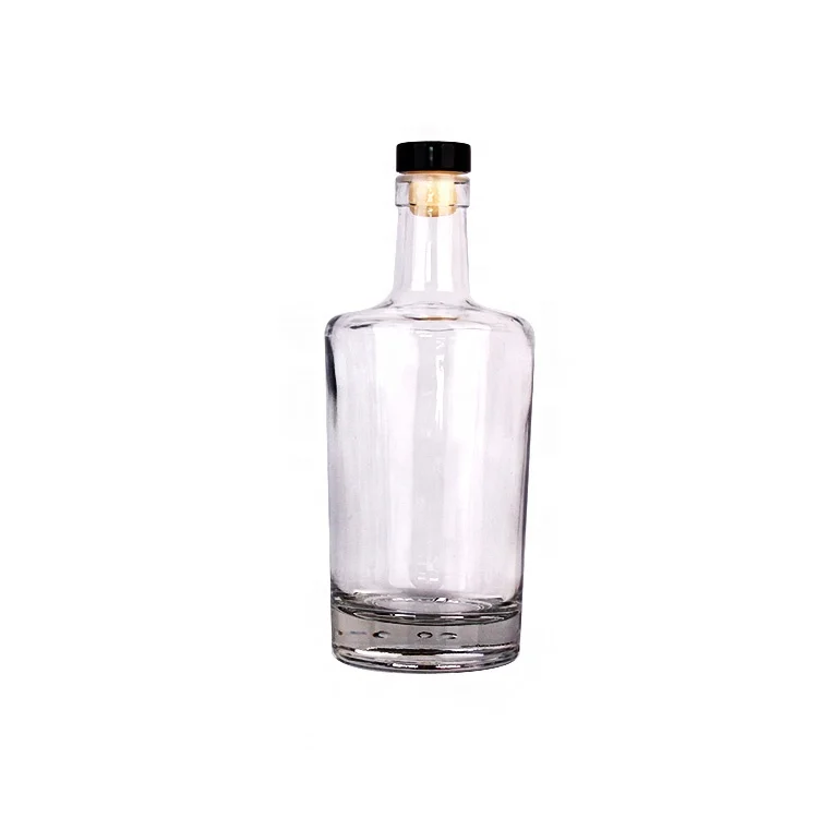 750ml Empty Liquor Glass Bottle Thick bottom Wine Bottle