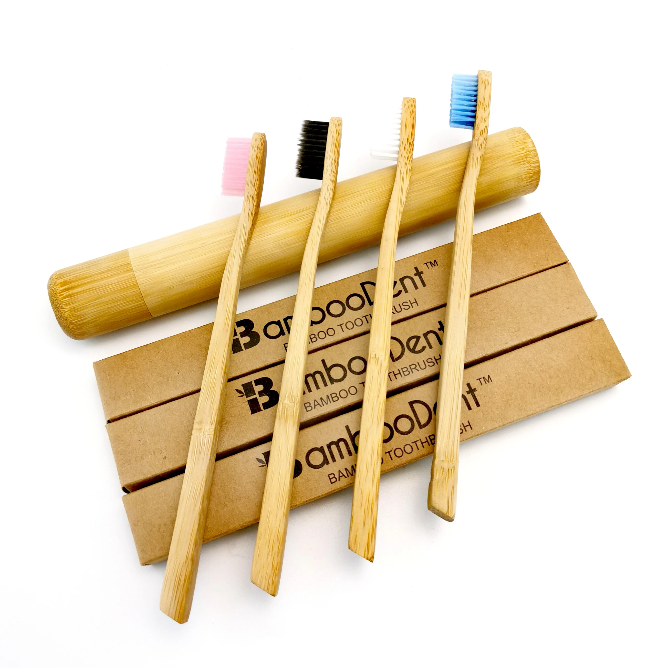 bamboo toothbrush 100% organic wooden toothbrush factory