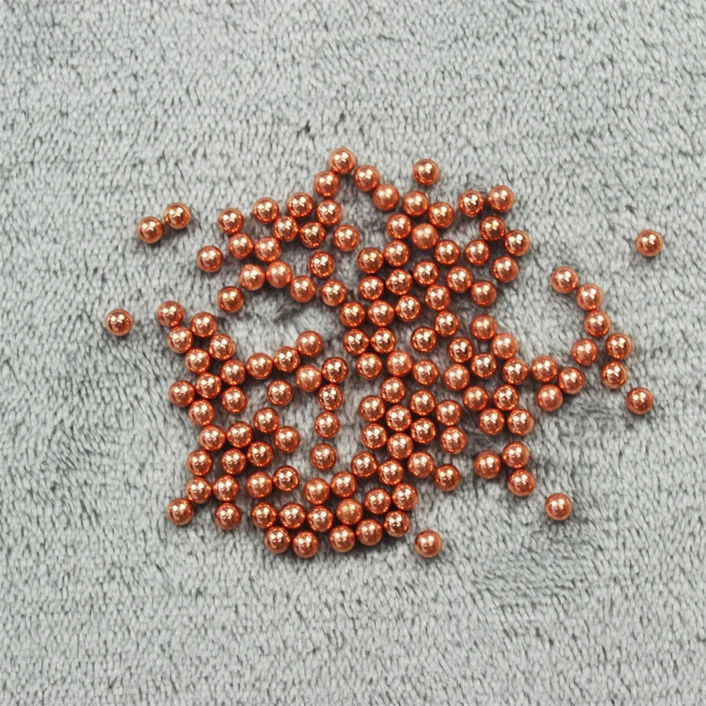 Small size 0.5mm 1mm 1.8mm 2mm 2.5mm 3mm Cu copper plated steel balls