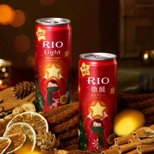 5% RIO LIGHT MULLED WINE FLAVOURE коктейль (alс. 5% том 24 банка * 330 мл)