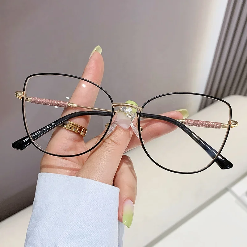 7140 New Anti Blue Light Blocking Glasses Fashion  Computer Glasses Woman Eyewear