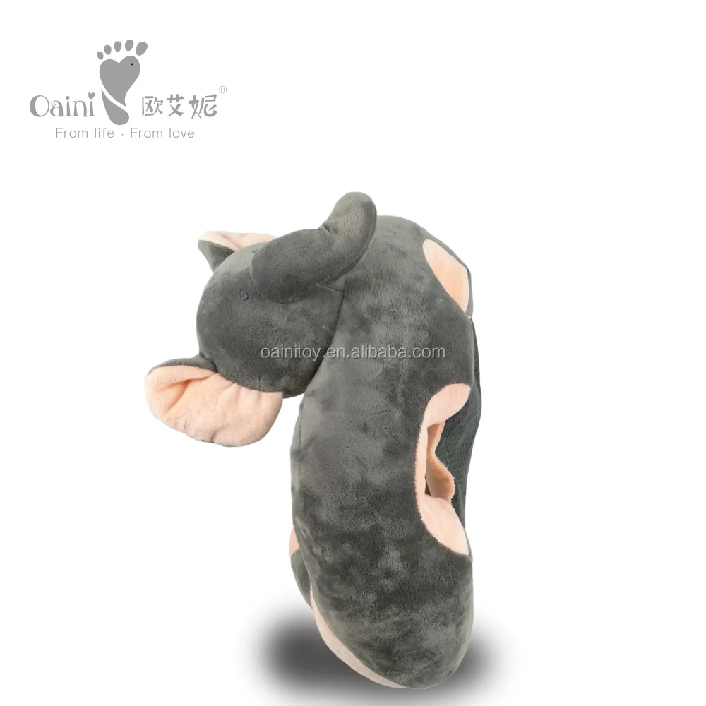 Factory Popular Cotton Learning Baby Sofa ODM OEM Cute Plush Animal Baby Feeding Chair Grey Elephant Infant Sofa