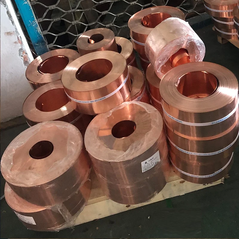 China Professional Manufacturer 99.99%  red copper coil/strips Pure Copper Strip For Electrical Industry