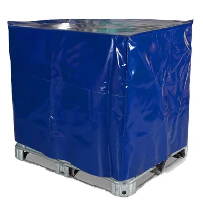 Heavy Duty Reusable PVC Tarpaulin Pallet Cover Industrial Fabric-Plastic PVC Waterproof Pallet Cover