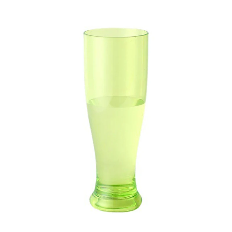 Wholesale Plastic Pilsner Beer Glasses Thicken Base Craft Beer Glass Pint Glass With Custom Logo