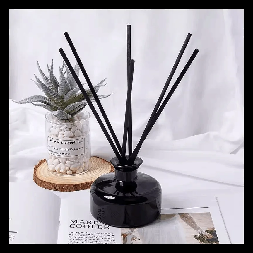 Черный освежитель воздуха, ароматический ароматизатор, ароматический фитиль, твердый волоконный фитиль