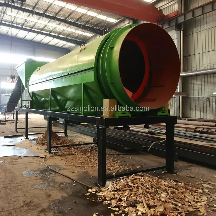 Waste recycling machinery municipal solid waste trommel screen for sell