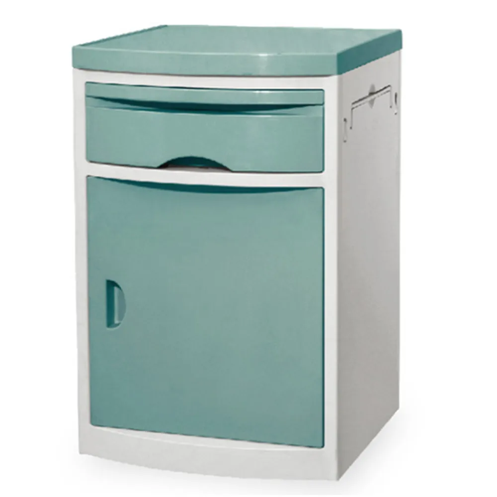 YFZ018 Hospital Bed ABS Bedside Cabinet And Table