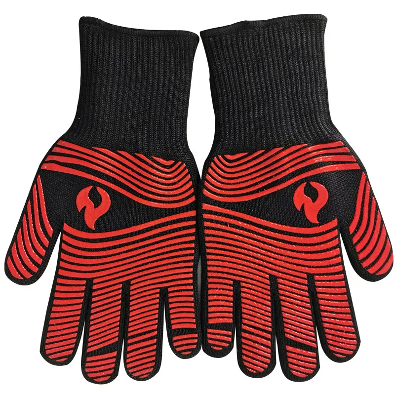 Economic Multifunctional Bbq Hot Resistant Extreme Heat Resistant Grill Protective Anti-Scald mitten