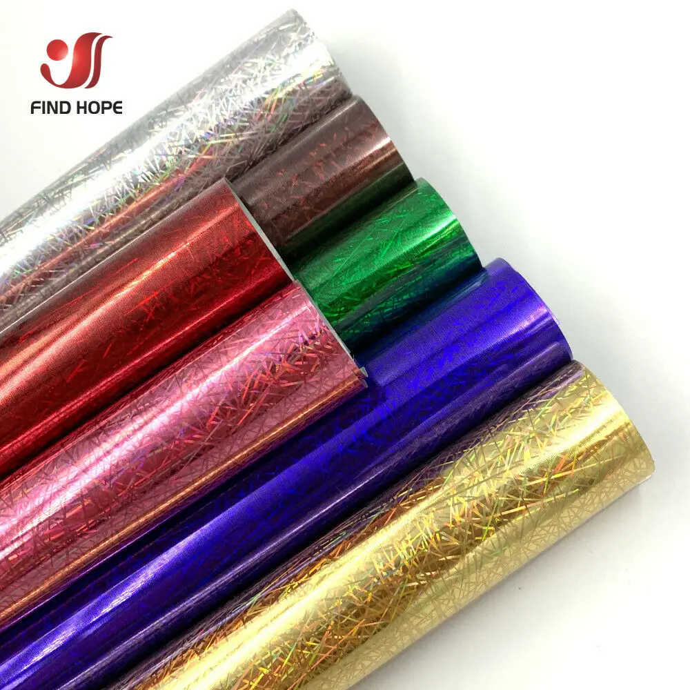 
30cm*50cm Hologram iridescent Chrome Heat Transfer Vinyl Iron-on Heat Press Textile T-Shirt Cricut Film Multicolor DIY 