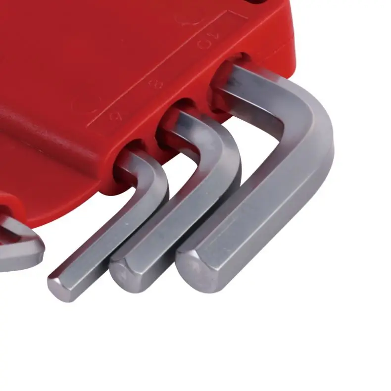 Ronix RH-2042 Model allen wrench with ball end 24 pad hex key ball end straight handle 9pcs 1-10mm extra long arm allen kit