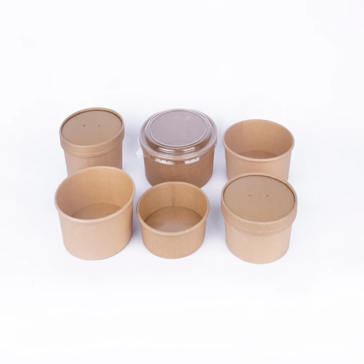 
Best Selling Disposable Take Away Kraft Paper Bowl 