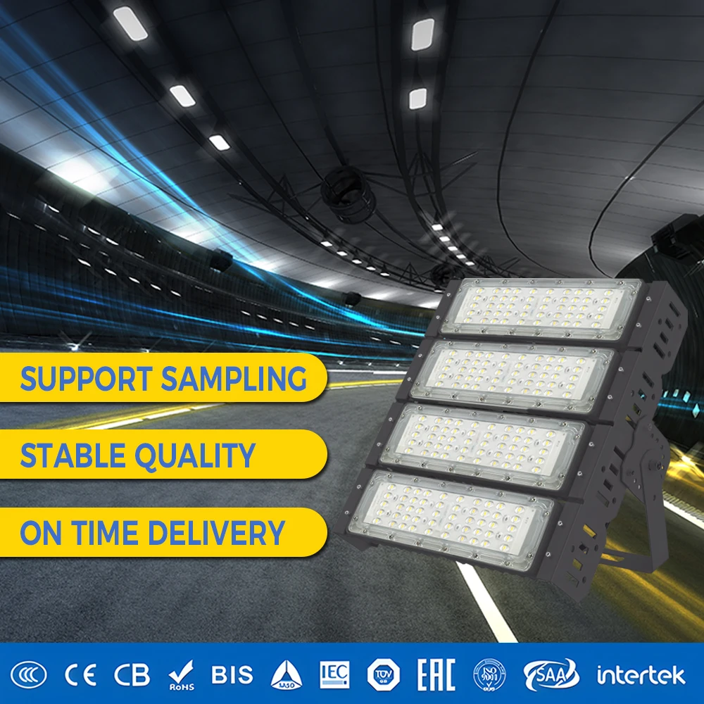 Outdoor IP65 Waterproof 150W SMD LED Flood Light Module Energy Saving  Aluminum Stadium Tunnel AC Source 50W-1000W Options