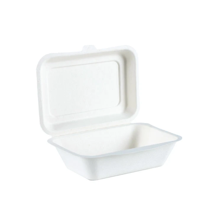 Compostable Sugarcane Bagasse Fast Food Packaging Box